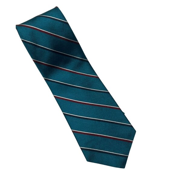 Pierre Balmain 100% Italian Silk Tie Teal - Picture 1 of 6